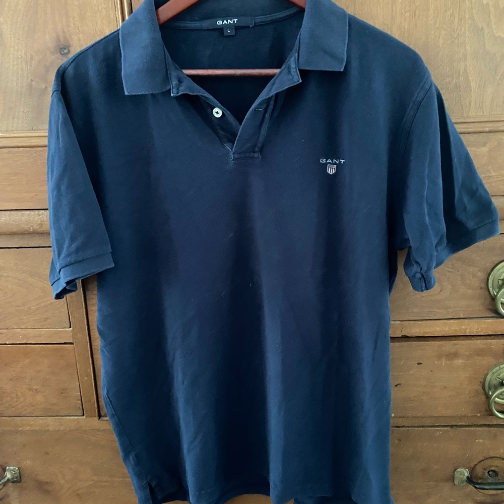 GANT Classic Dark Blue Polo Shirt